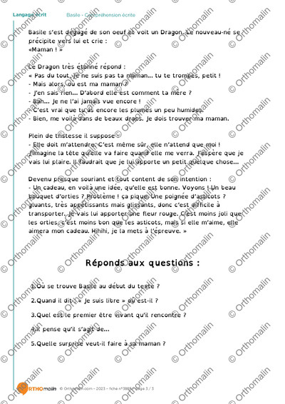 Page 3 de la fiche