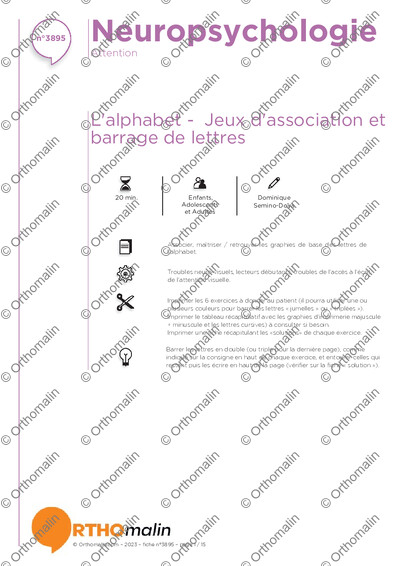 Page 1 de la fiche