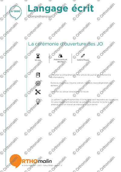 Page 1 de la fiche