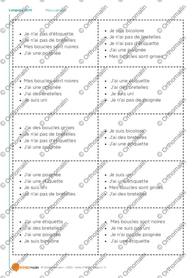 Page 3 de la fiche