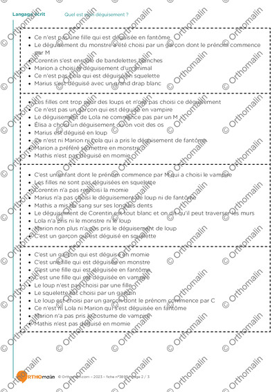 Page 2 de la fiche
