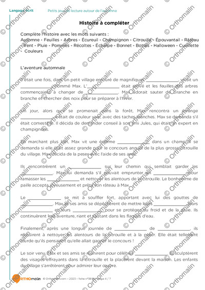 Page 4 de la fiche