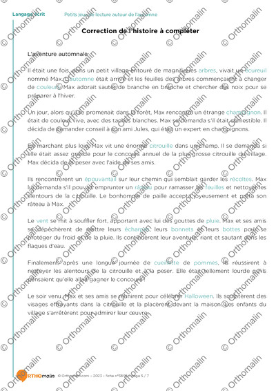 Page 5 de la fiche
