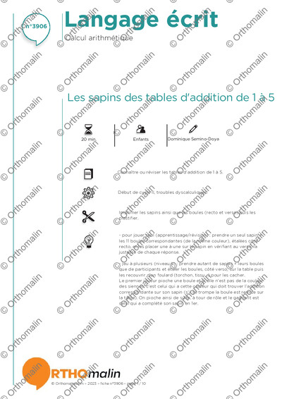 Page 1 de la fiche