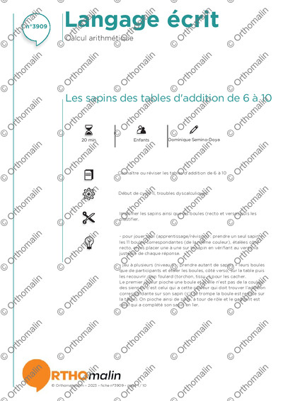 Page 1 de la fiche