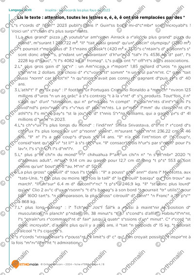 Page 4 de la fiche