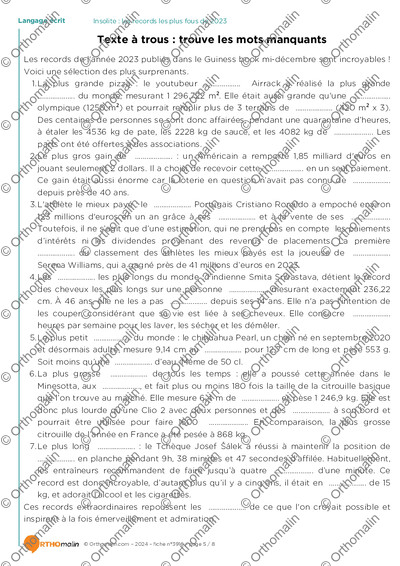Page 5 de la fiche