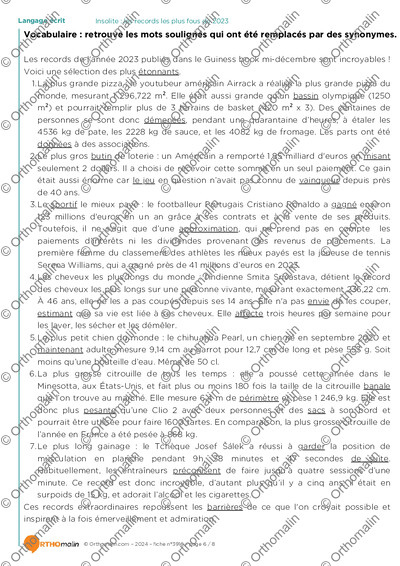 Page 6 de la fiche