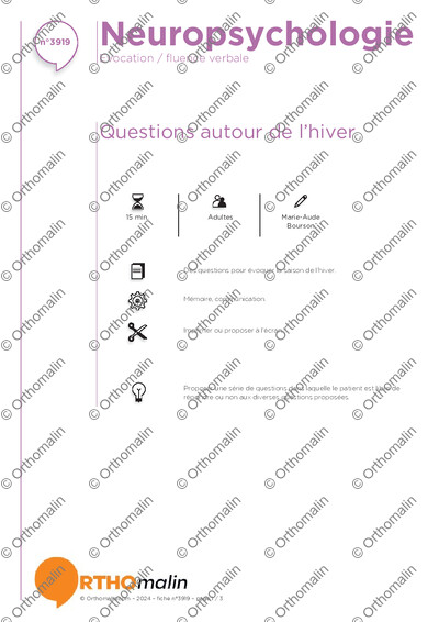 Page 1 de la fiche