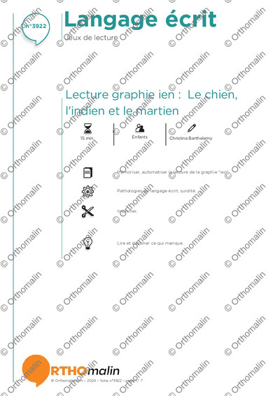 Page 1 de la fiche