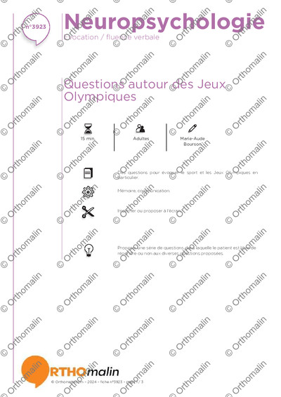 Page 1 de la fiche