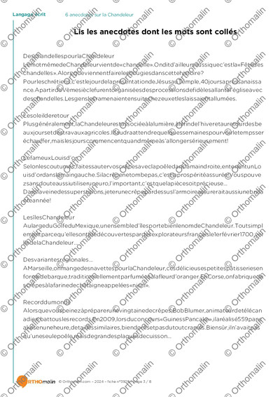 Page 3 de la fiche