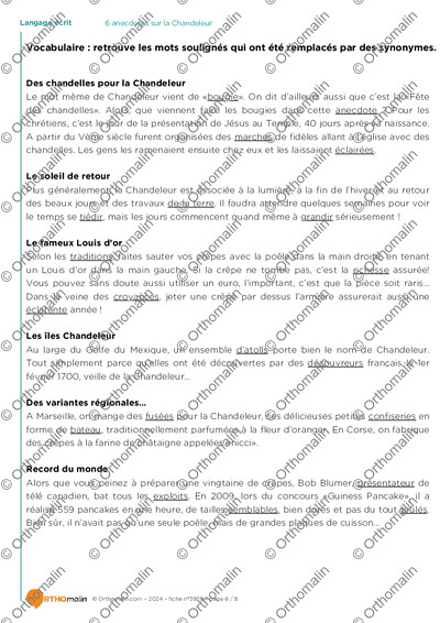 Page 6 de la fiche
