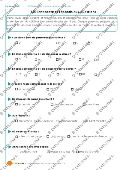 Page 3 de la fiche