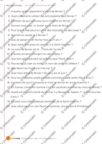 Page 2 de la fiche