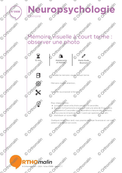 Page 1 de la fiche
