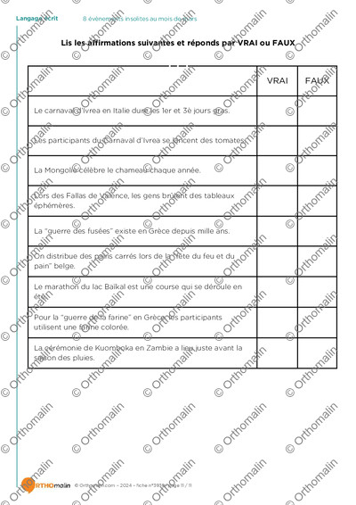 Page 11 de la fiche