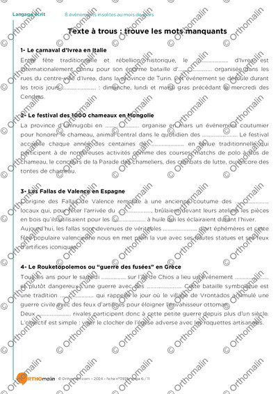 Page 6 de la fiche