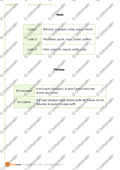 Page 2 de la fiche