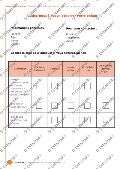 Page 2 de la fiche
