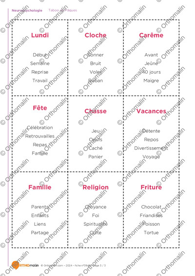 Page 3 de la fiche
