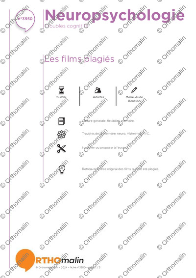 Page 1 de la fiche
