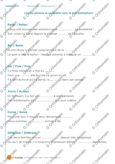 Page 3 de la fiche