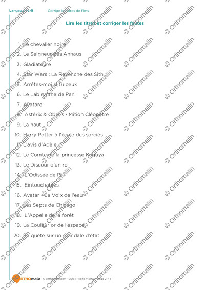 Page 2 de la fiche