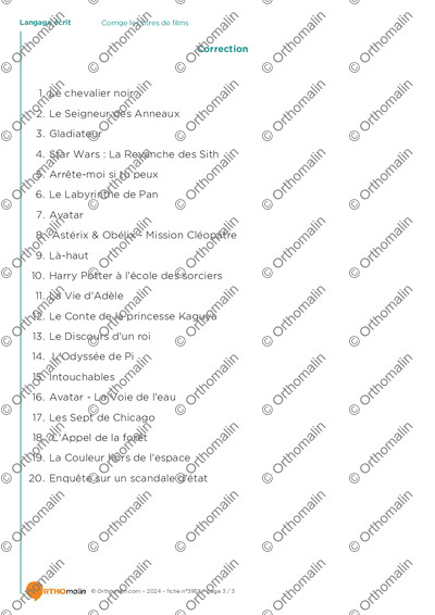 Page 3 de la fiche