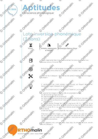 Page 1 de la fiche