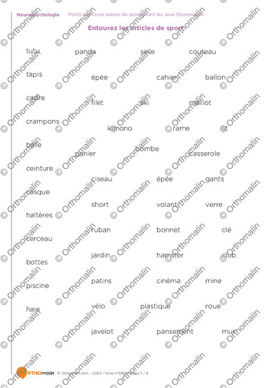 Page 3 de la fiche