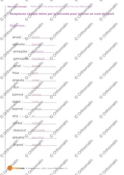 Page 6 de la fiche