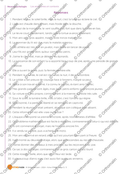 Page 3 de la fiche