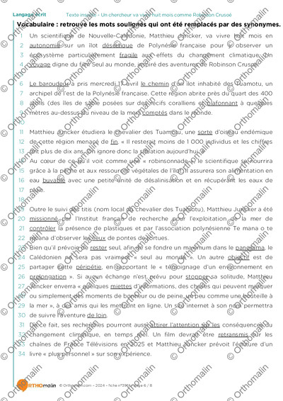 Page 6 de la fiche