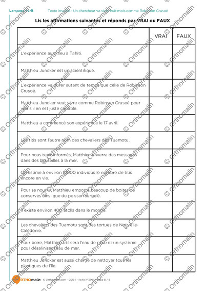 Page 8 de la fiche