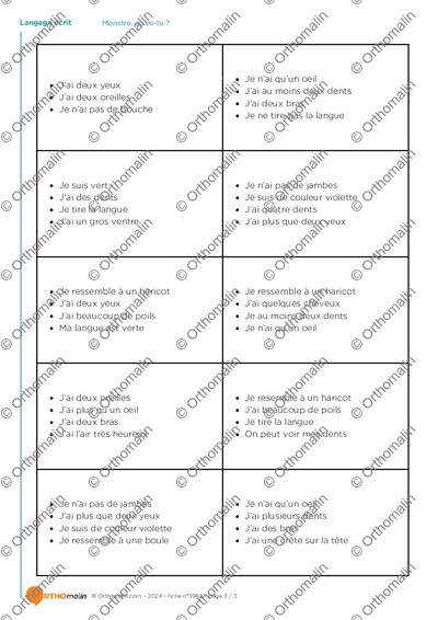 Page 3 de la fiche