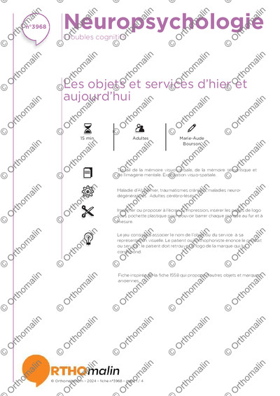 Page 1 de la fiche
