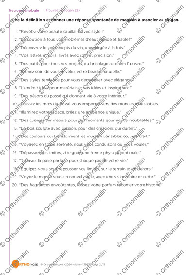 Page 2 de la fiche