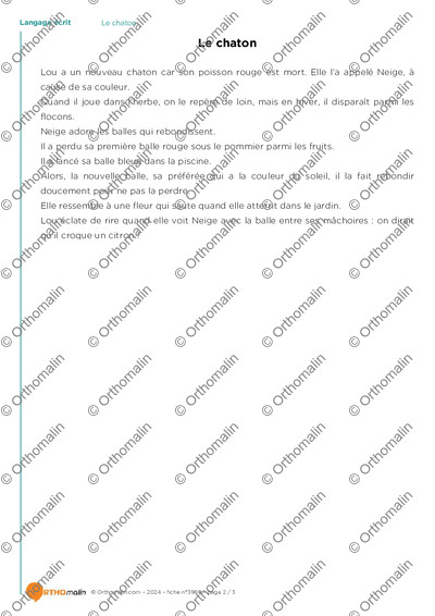 Page 2 de la fiche