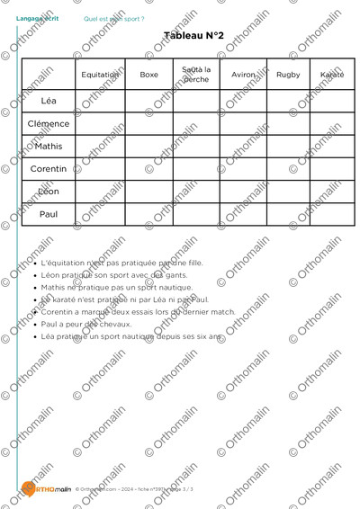 Page 3 de la fiche