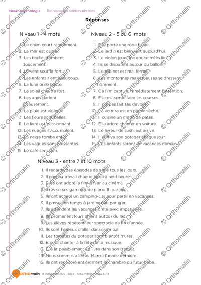 Page 3 de la fiche