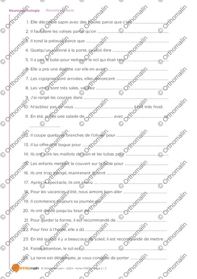 Page 2 de la fiche