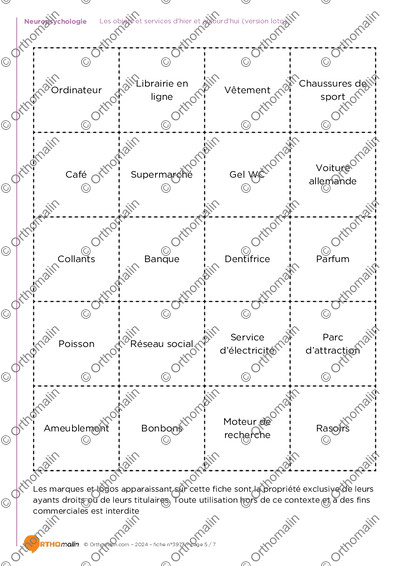 Page 5 de la fiche