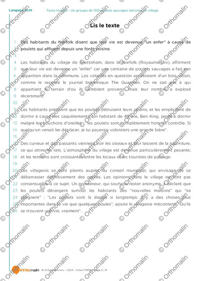 Page 2 de la fiche
