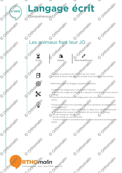 Page 1 de la fiche