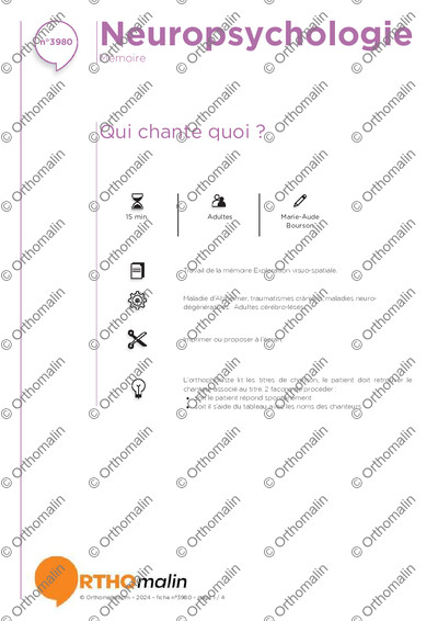 Page 1 de la fiche