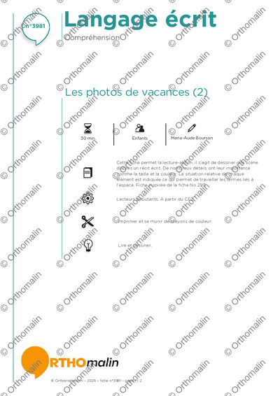 Page 1 de la fiche
