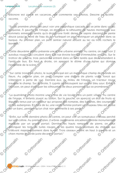 Page 2 de la fiche