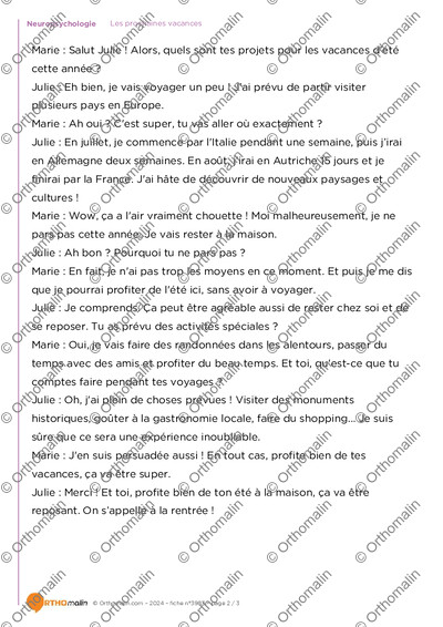 Page 2 de la fiche