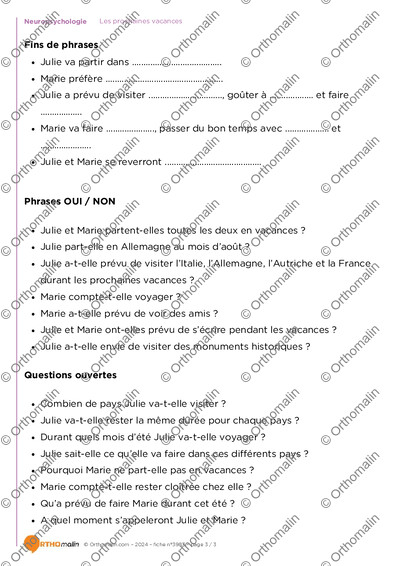 Page 3 de la fiche